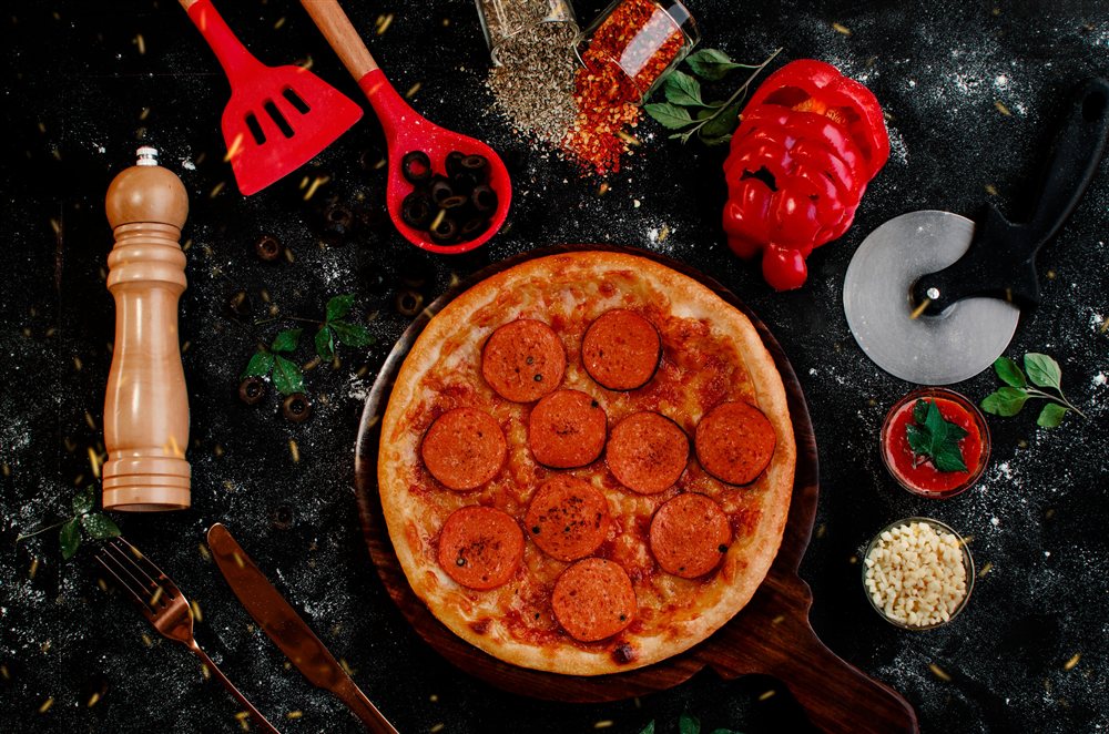 Chicken Pepperoni Pizza